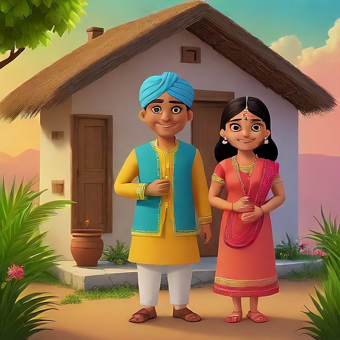 3D cartoon character art